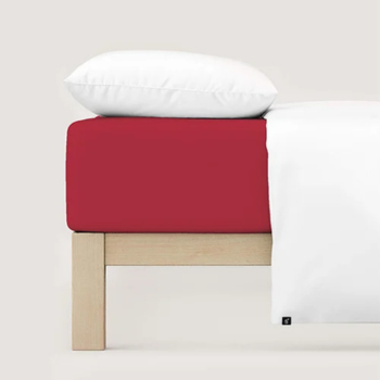 Deep Red Fitted Bedsheet