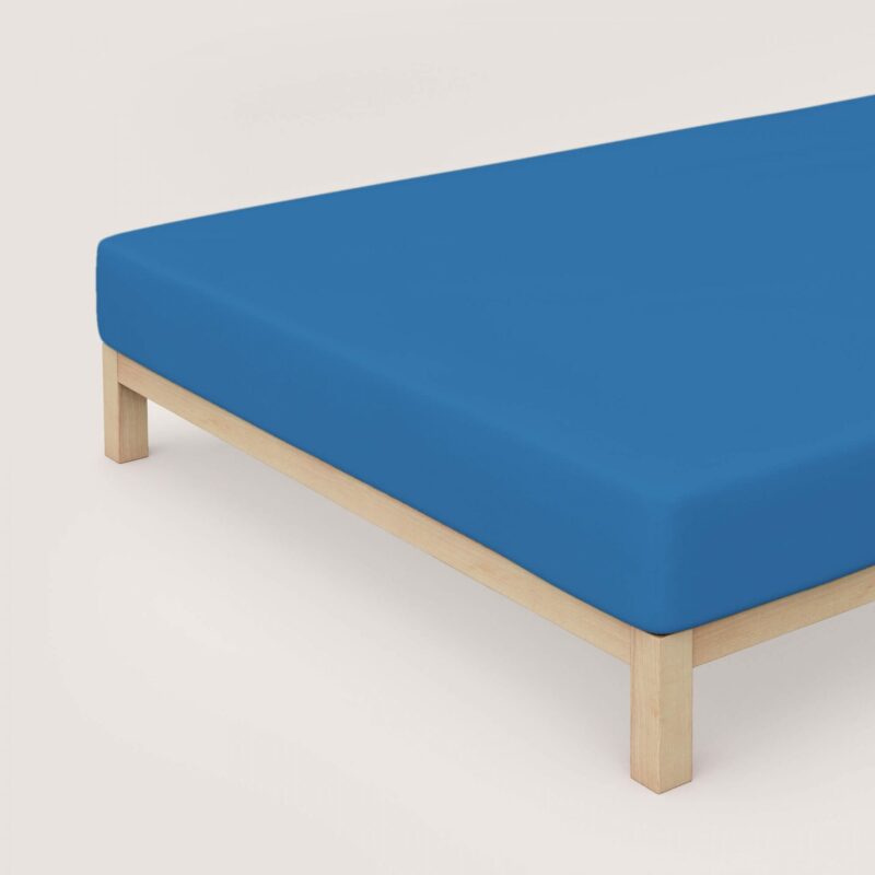 Blue Deep fitted bedsheet - Image 3