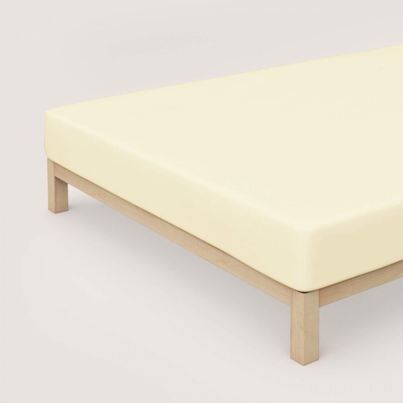 Light Yellow Fitted Bedsheet