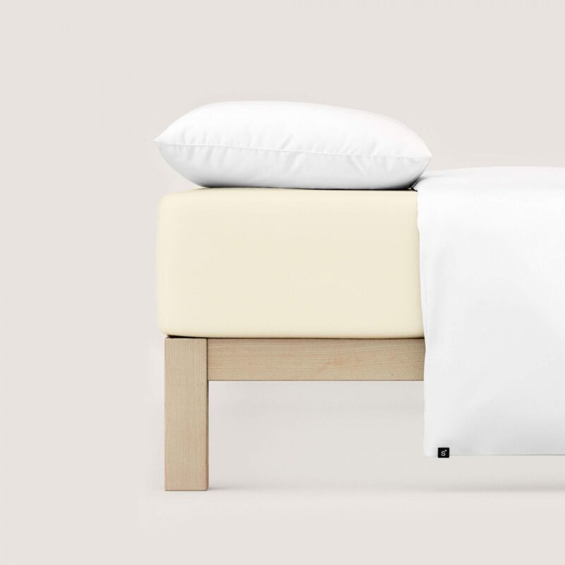 Light Yellow Fitted Bedsheet