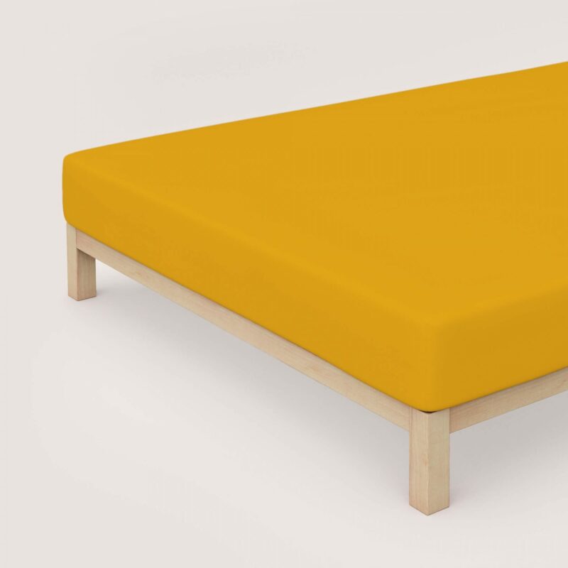 Yellow Fitted Bed Sheet - Image 3