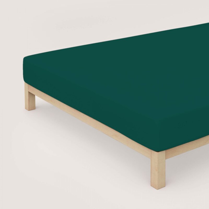 Deep Green Fitted Bedsheet - Image 2