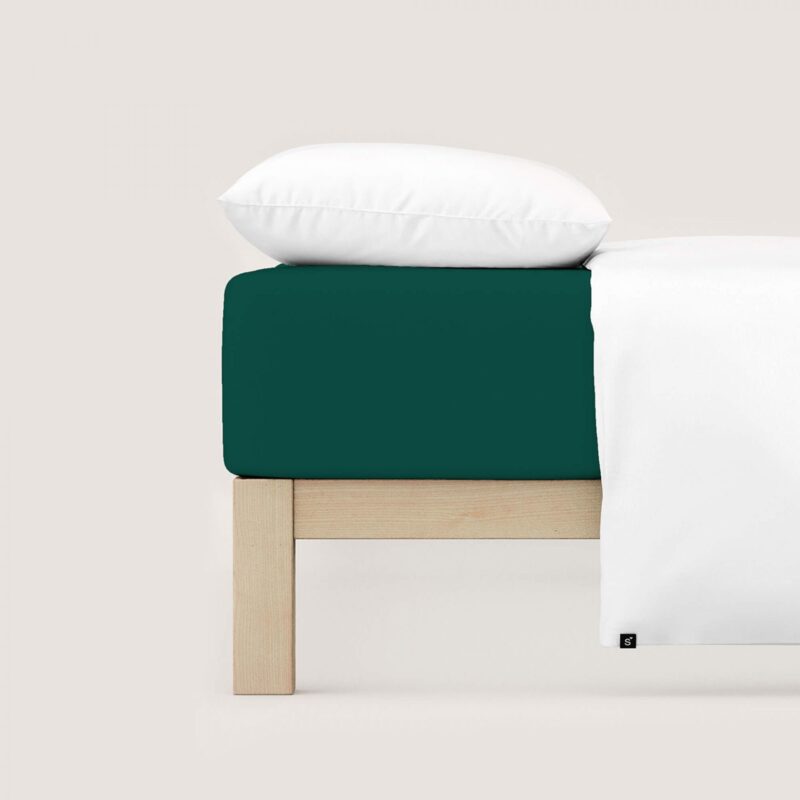 Deep Green Fitted Bedsheet