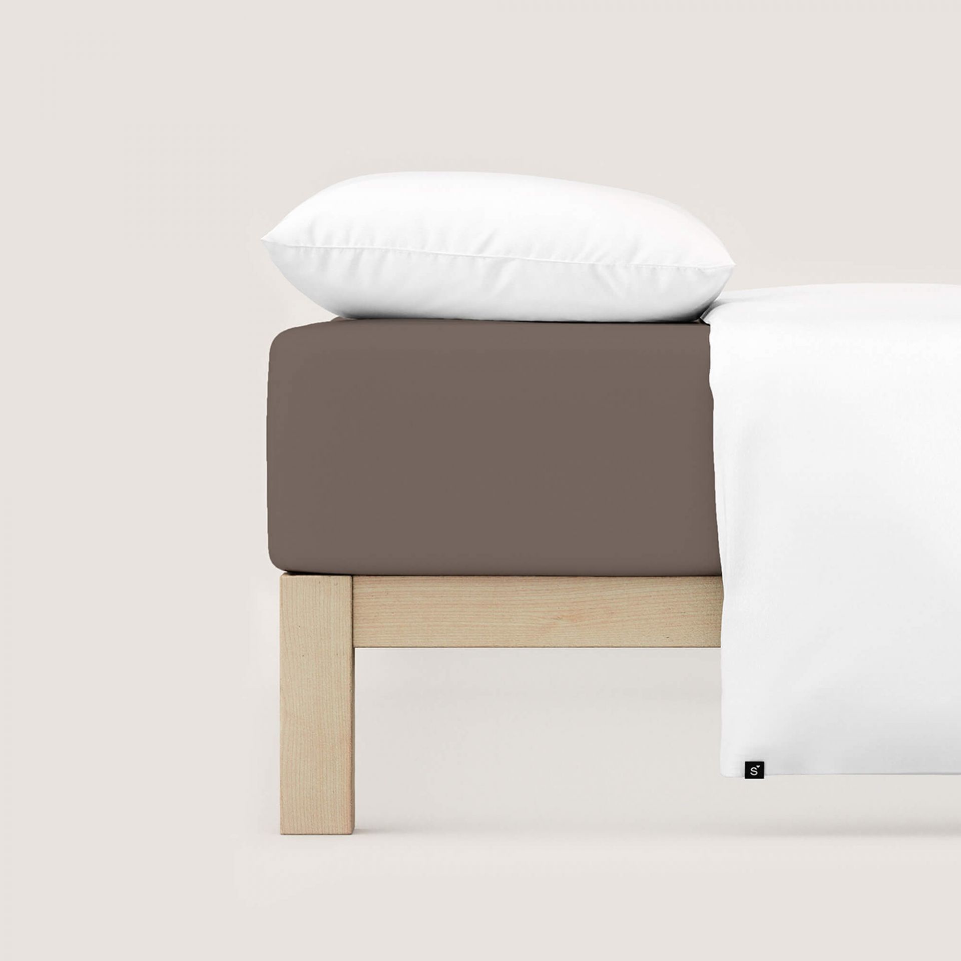 Sand Stone Fitted Bedsheet