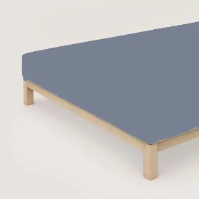 Grayish Blue Fitted Bedsheet - Image 2