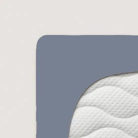 Grayish Blue Fitted Bedsheet - Image 3